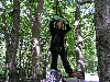 26 kitty climbs the vines.JPG